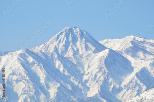冬の妙高山