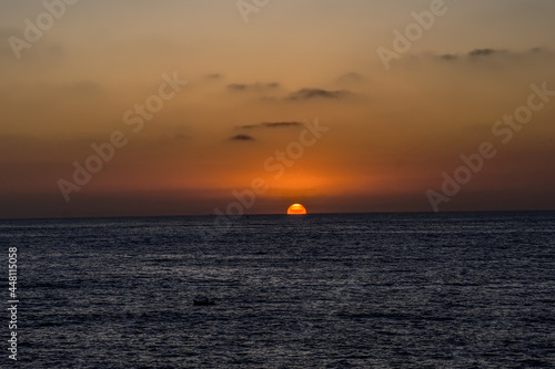 Sunset over the sea © Mathias