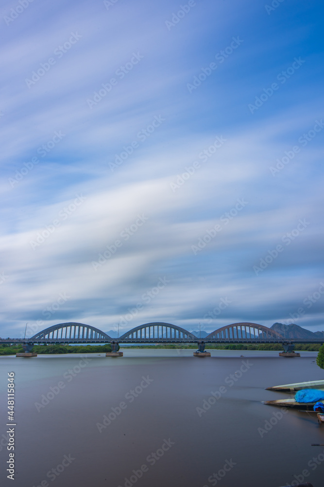 Fototapeta premium bridge over river
