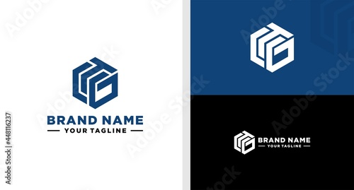 TLG LOGO HEXAGON BOLD EDITABLE