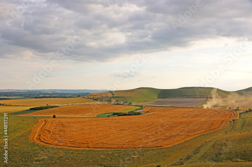 Pewsey Vale, Wiltshire at harvest