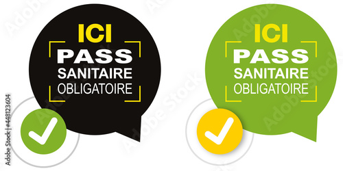 PASS SANITAIRE OBLIGATOIRE