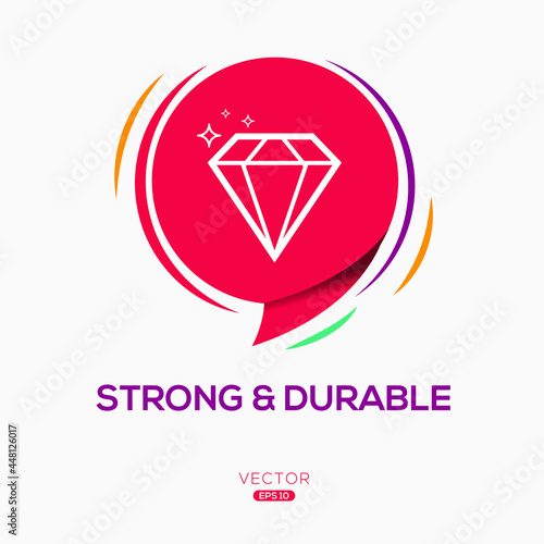 Creative (Strong and durable) Icon ,Vector sign.