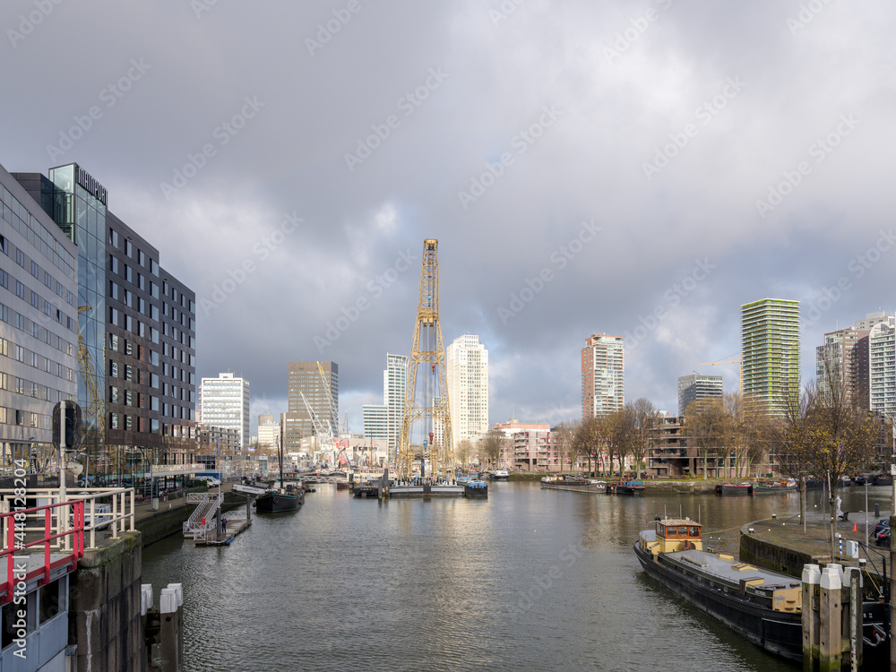 Leuvehaven Rotterdam, Zuid-Holland province, The Netherlands