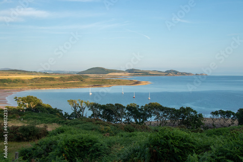 View of Scalpsie Bay at dusk, Isle of Bute, Scotland