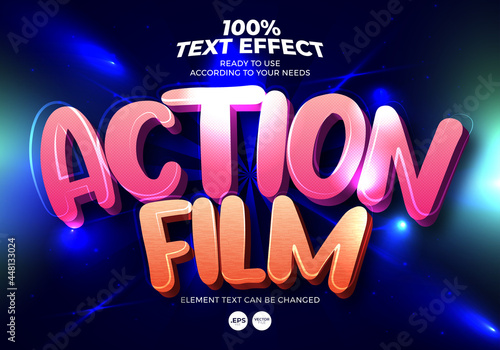 Action Film Text Effect