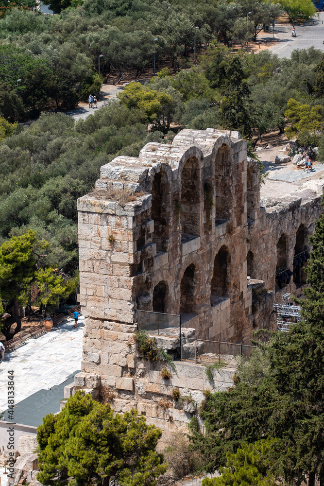 Filopappou hill, Athens, close to Acropolis