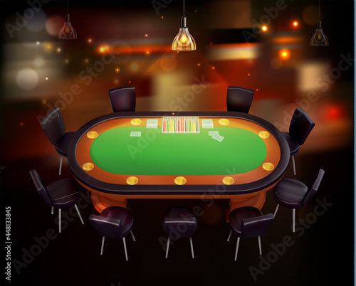 Casino Realistic Poster