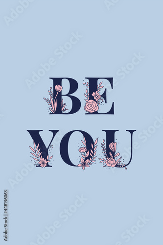 Be You Feminine Typography Font