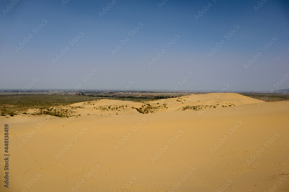 sands of Sarykum - large sand dune located in the Dagestan