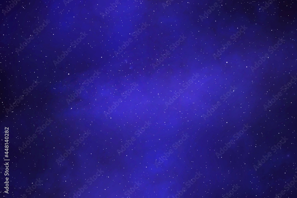 Starry night sky.  Galaxy space background.  