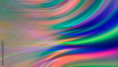 Abstract blurred neon multicolored background