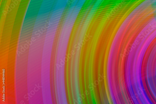 Abstract neon background with rainbow highlights of light