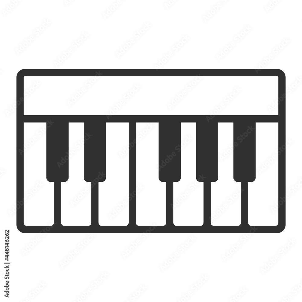 Piano icon design isolated on white background Piano icon design isolated on white background