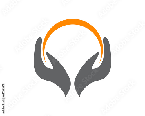 light hand care logo template