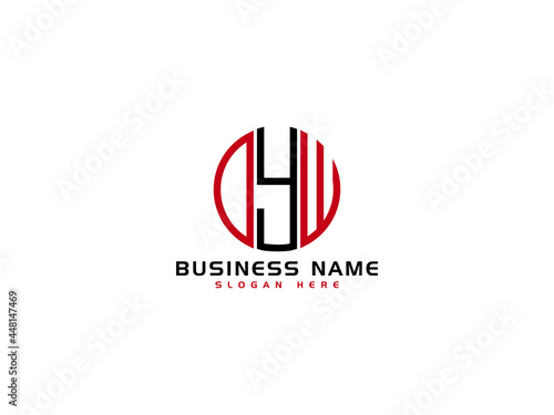 Creative DYW Logo Letter Vector Image Design For Business photo