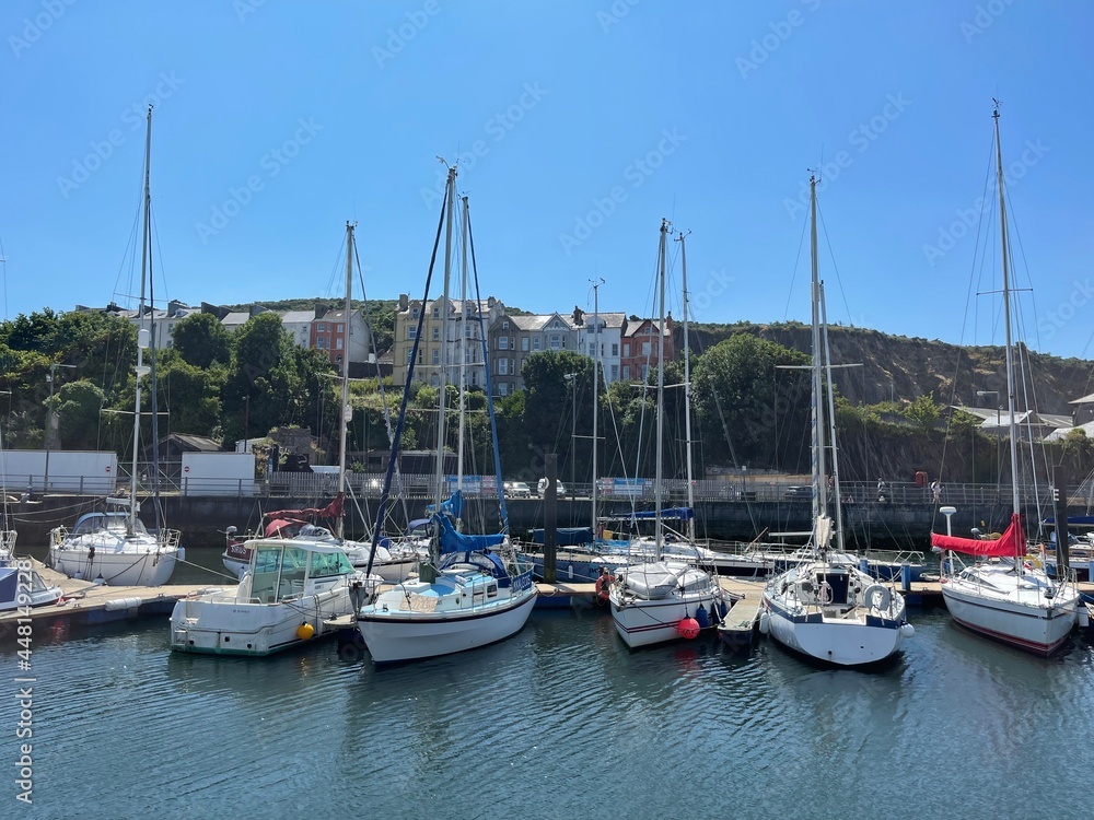 boats in marina. Douglas Harbour. Isle of Man 