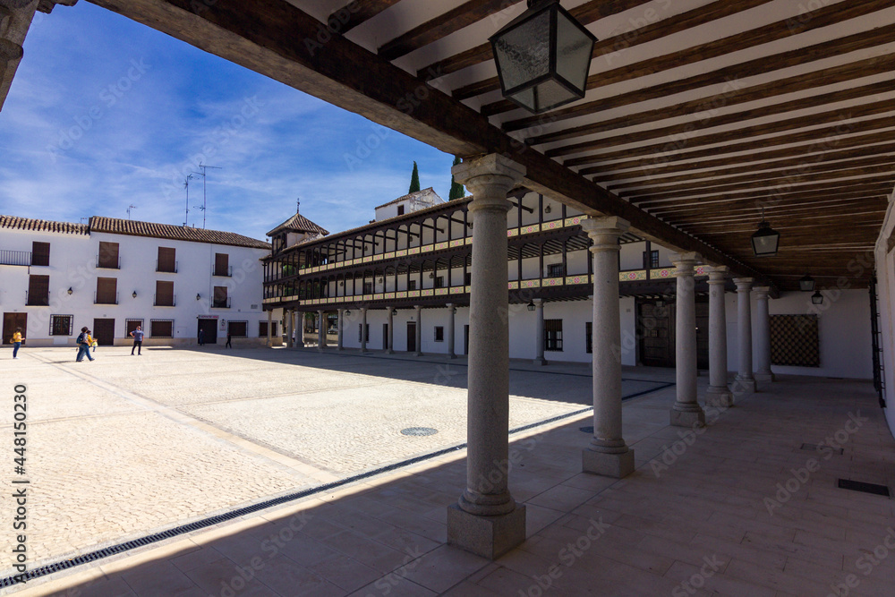 Main square of Tembleque town in Spain Main square of Tembleque town in Spain