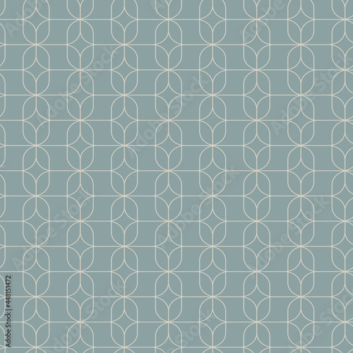 Geometrical vector seamless patterns on a gray background. Modern illustrations for wallpapers, flyers, covers, banners, minimalistic ornaments, backgrounds.