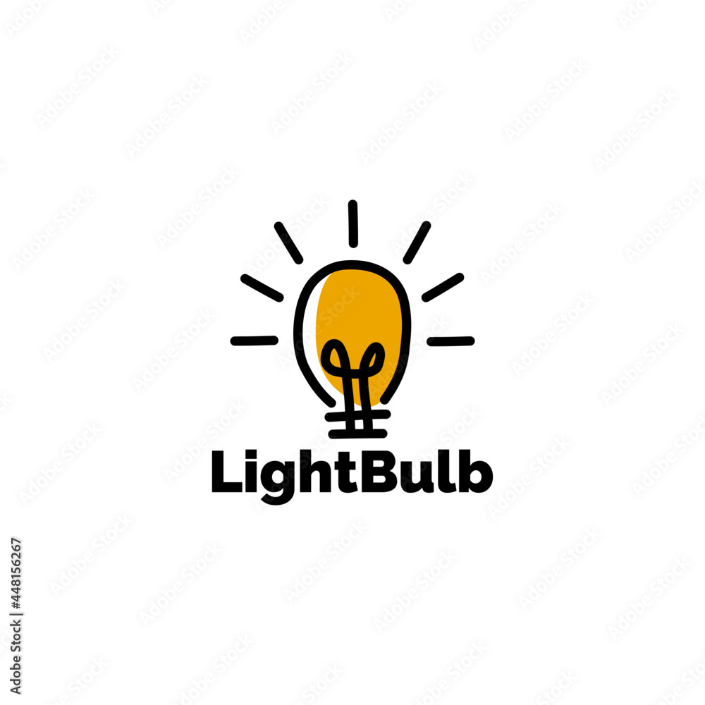 light bulb lamp symbol vector illustration graphic logo icon light bulb lamp symbol vector illustration graphic logo icon