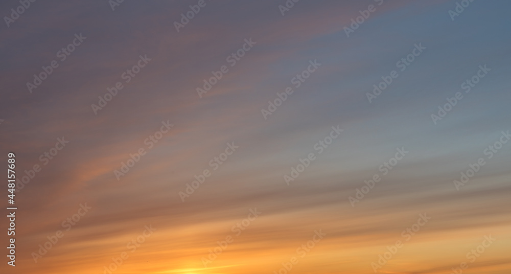 Obraz premium Scottish Sunrise/Sunset Sky