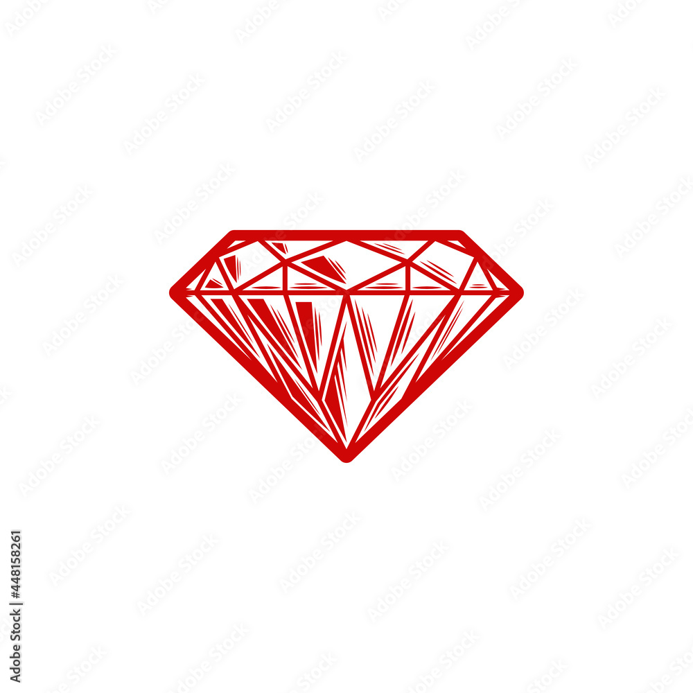 red diamond symbol design logo inspiration isolated on white background red diamond symbol design logo inspiration isolated on white background