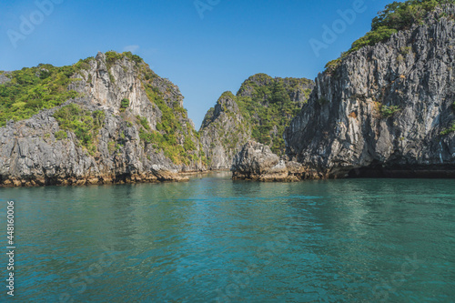Beautiful View Of Rock Island In Halong Bay, Vietnam Asia © art24pro