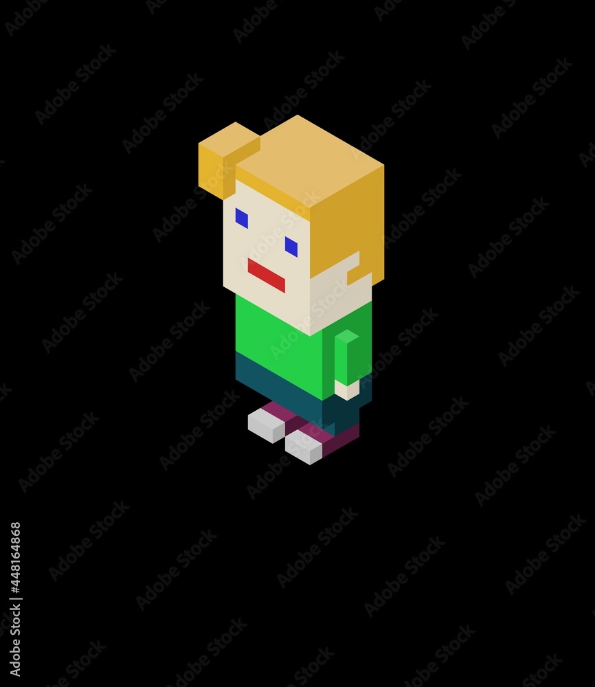 男性のゲームキャラクター 男性のゲームキャラクター