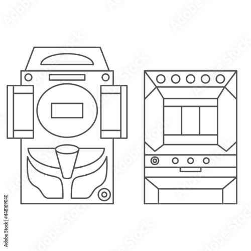 パチンコ スロット 装飾 ゴテゴテ イラスト アイコン