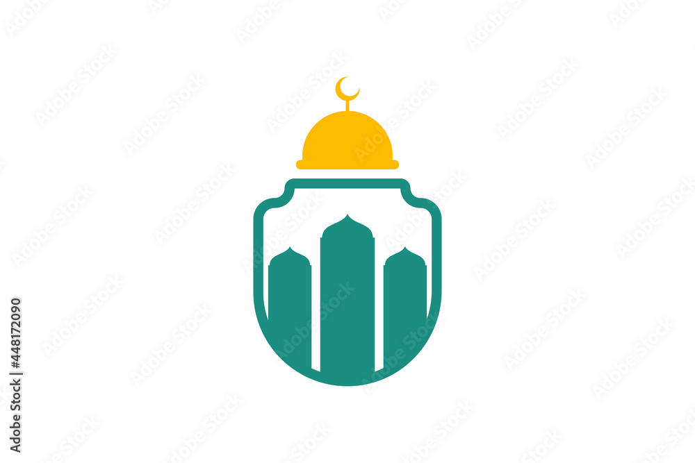 Islamic icon for Ramadhan logo vector Islamic icon for Ramadhan logo vector