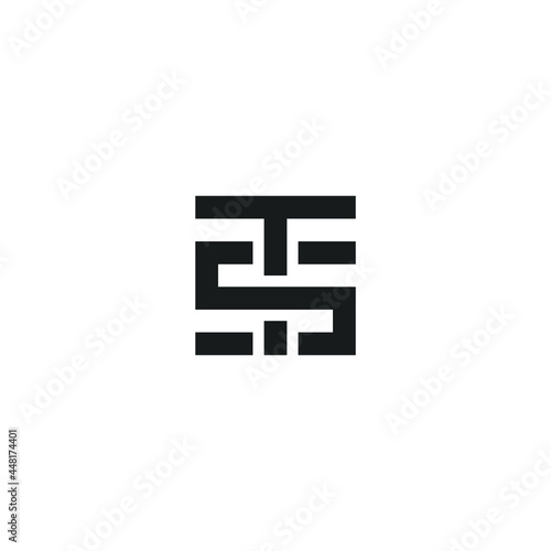 Monogram TS ST Initial Logo Design Inspiration