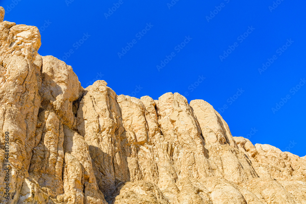 Fototapeta premium Сliffs near the temple of Hatshepsut in a Luxor, Egypt