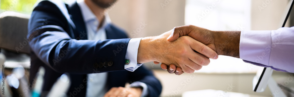 Fototapeta premium Staffing Interview In Office