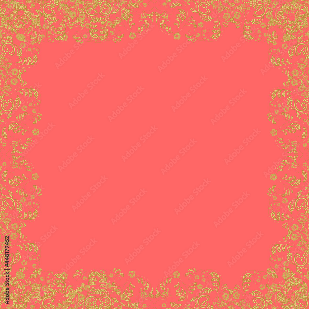 Seamless pattern with interesting doodles on colorfil background. Raster illustration.