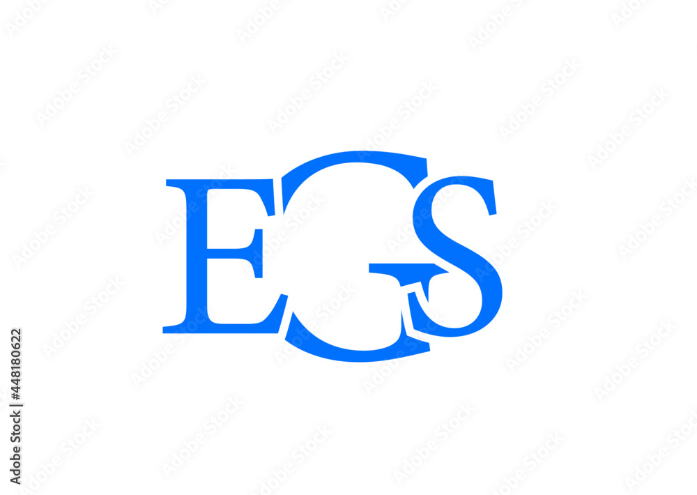 EGS Letter Logo and Icon Design