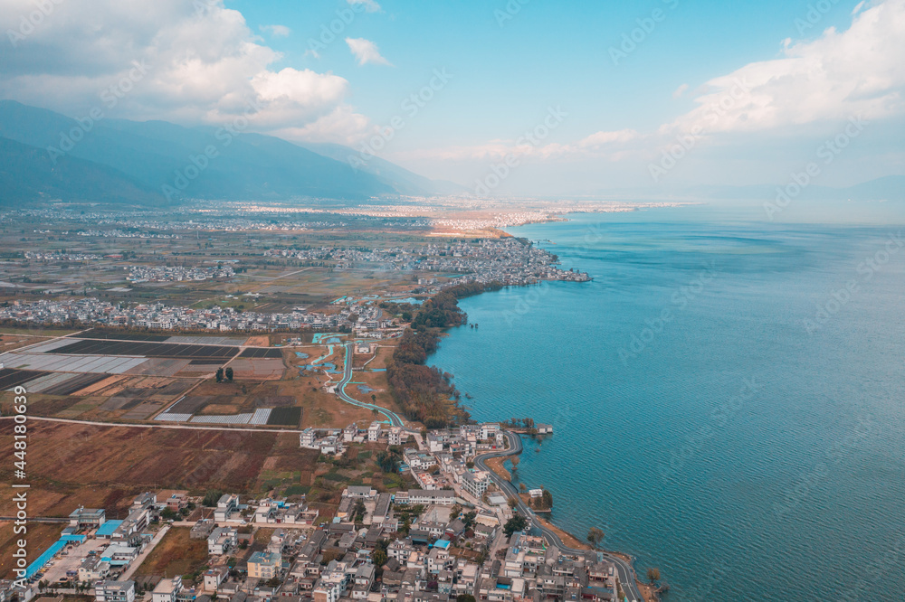 Fototapeta premium Dali city skyview