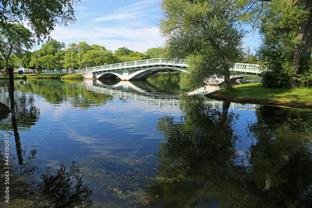 View at Centre Island Bridge - Toronto Island, Canada View at Centre Island Bridge - Toronto Island, Canada