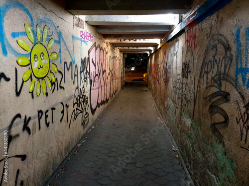 graffiti tunnel