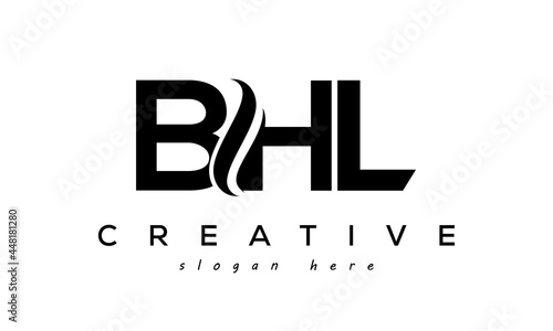 Letter BHL creative logo design vector	 photo