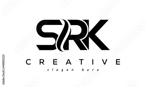 Letter SRK creative logo design vector	 photo