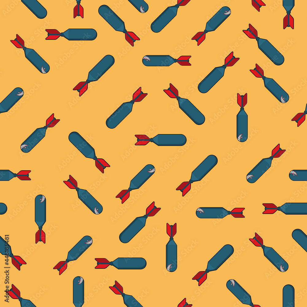 bomb theme vector seamless pattern. For textile print, web, room wall decor, and etc. vector bomb theme vector seamless pattern. For textile print, web, room wall decor, and etc. vector