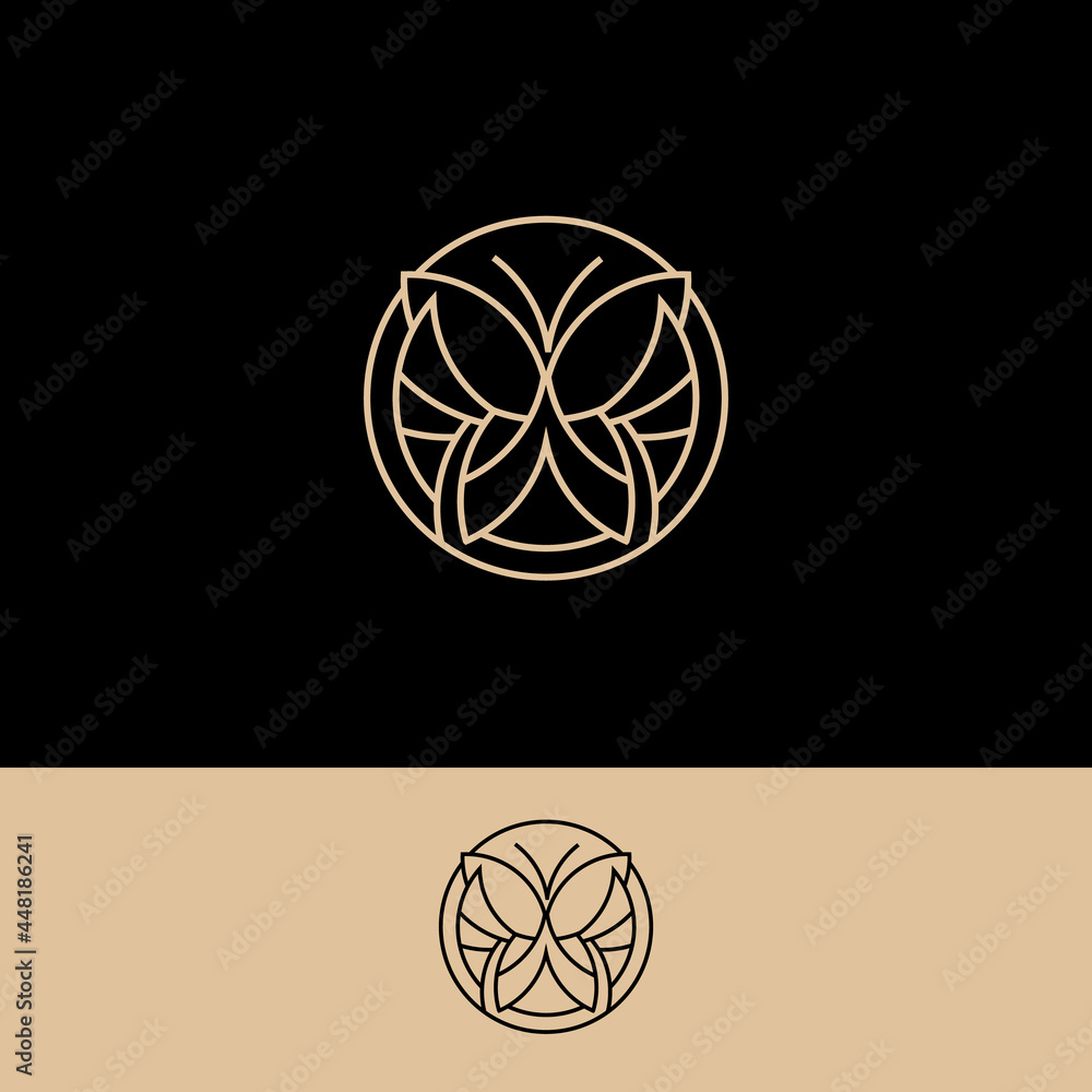 modern line style Beauty butterflies Butterfly logo design template Vector illustration modern line style Beauty butterflies Butterfly logo design template Vector illustration