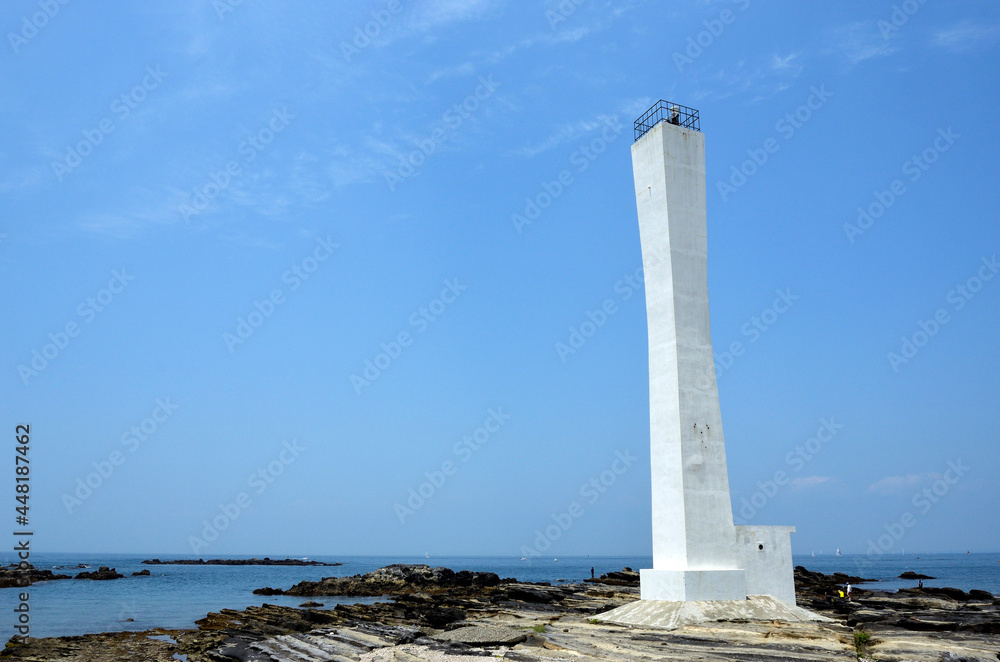 Obraz premium 浜諸磯 諸磯埼燈台 灯台