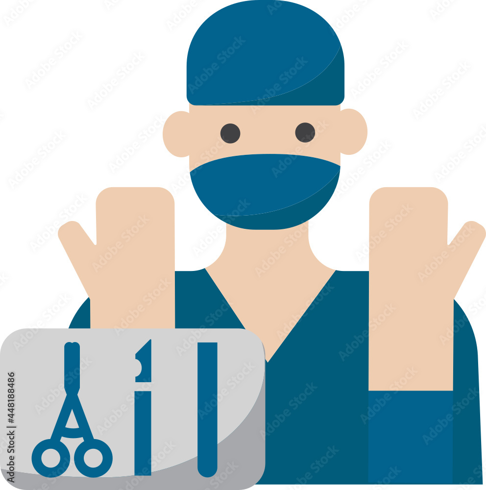 Surgery Icon. Medical Check up concept icon style
Surgery Icon. Medical Check up concept icon style