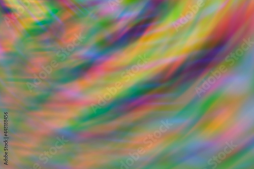 Abstract neon background with rainbow highlights of light