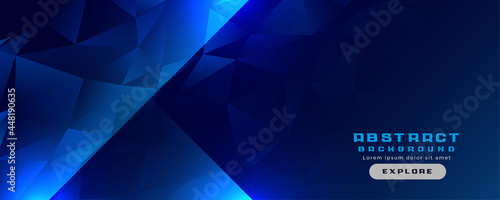 shiny low poly technology background