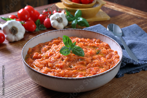 Fotografía pappa al pomodoro gastronomia tradizionale Toscana