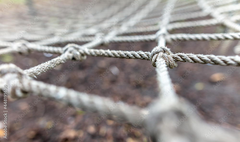 Rope net as an attraction Rope net as an attraction