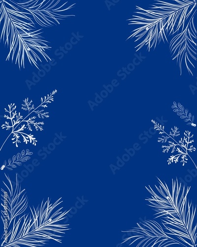 blue christmas background