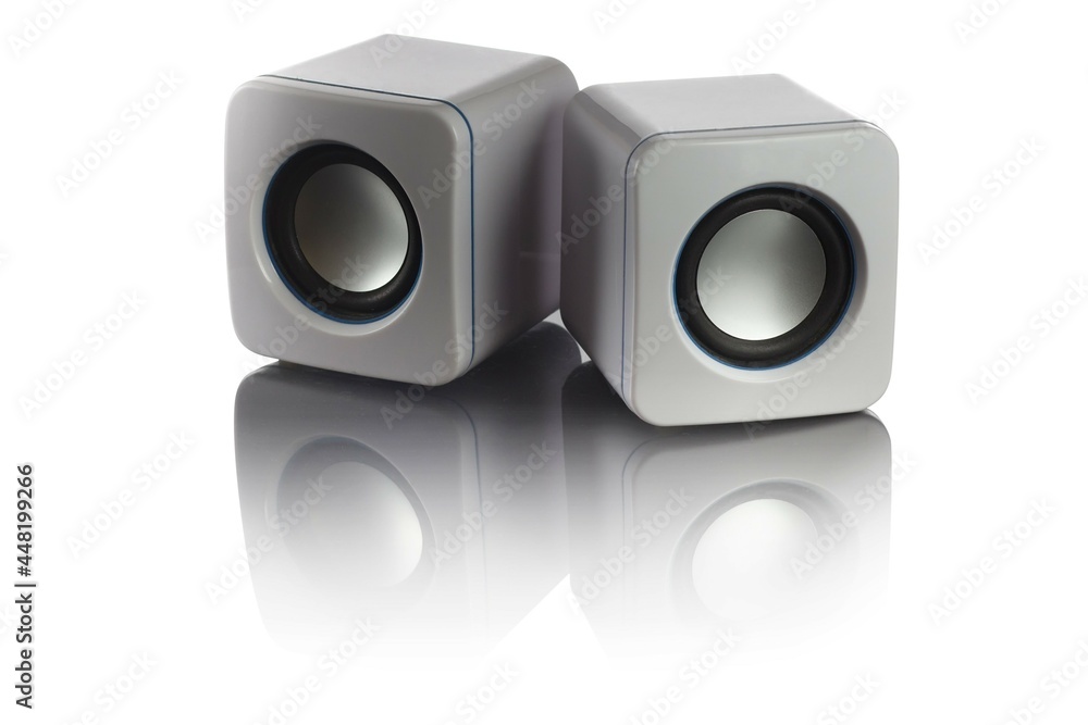audio speaker isolated on white background audio speaker isolated on white background